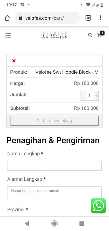 5 isi nama dan alamat lengkap disertai kode pos
