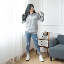 sweatshirt grey velofee