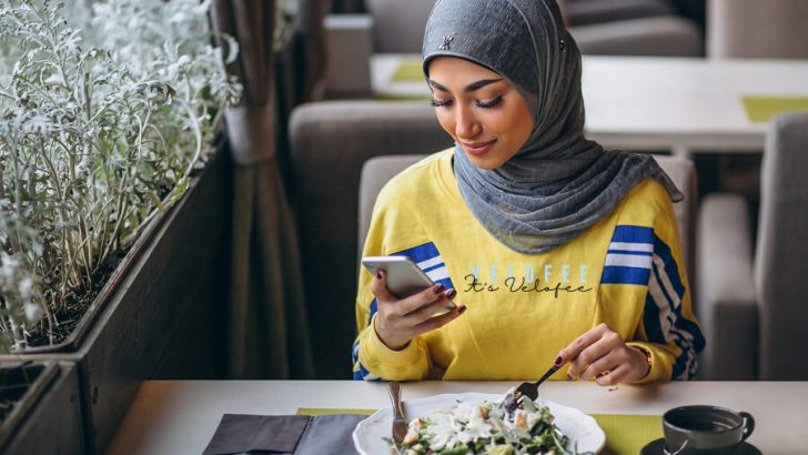 ootd hijab ke cafe