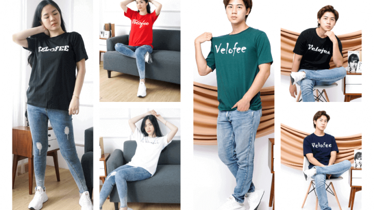 kaos distro simple tulisan